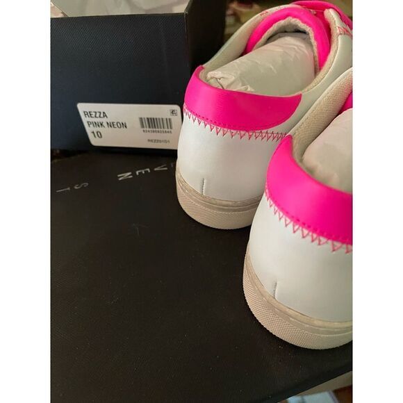 New Steve Madden Rezza Hot Pink Grunge Barbie Barbiecore Sneakers NIB - Picture 11 of 15